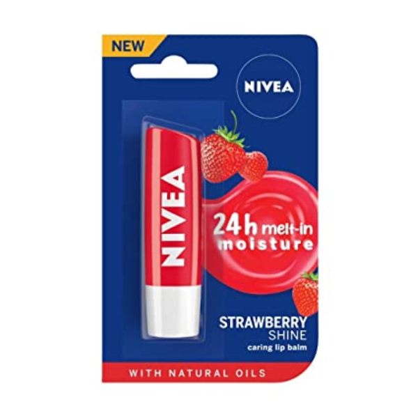 Nivea Caring Lip Balm – Peach Shine