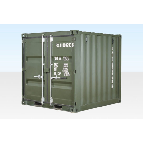 8FT SHIPPING CONTAINER (ONE TRIP) BLUE (RAL 5013) - Image 3