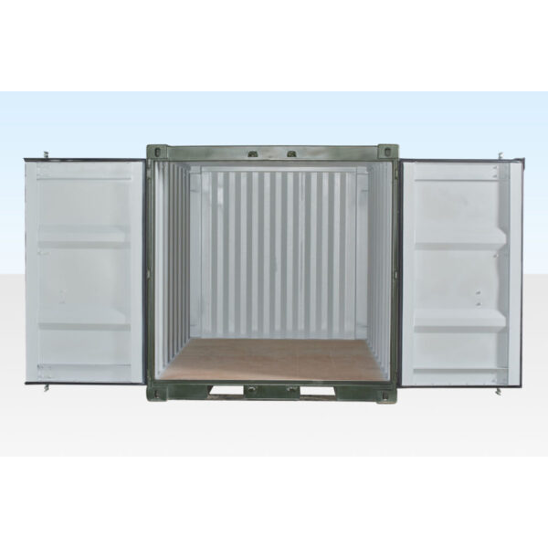 8FT SHIPPING CONTAINER (ONE TRIP) BLUE (RAL 5013) - Image 2
