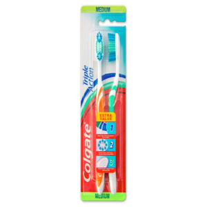COLGATE TRIPLE ACTION 1+1 FREE
