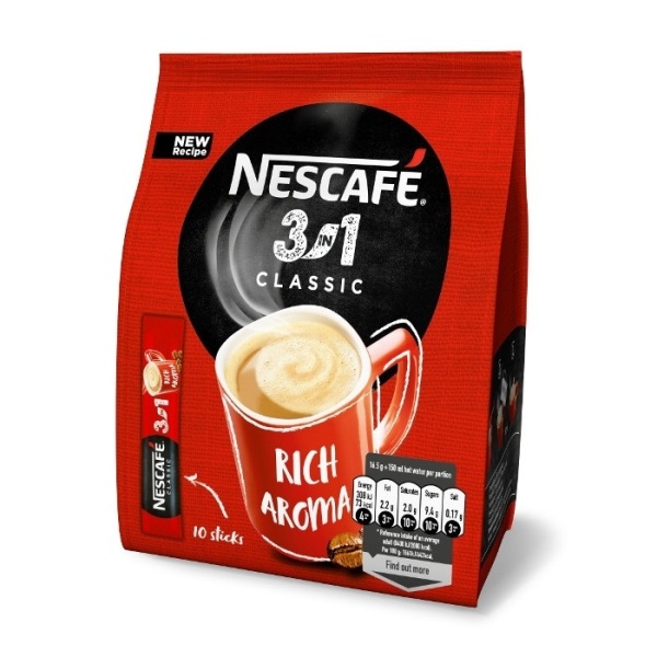 NESCAFE 3 in 1 CLASSIC bag 10×16.5g