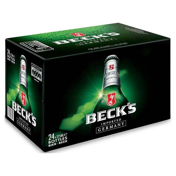 Beck's Beer Bottle and Can