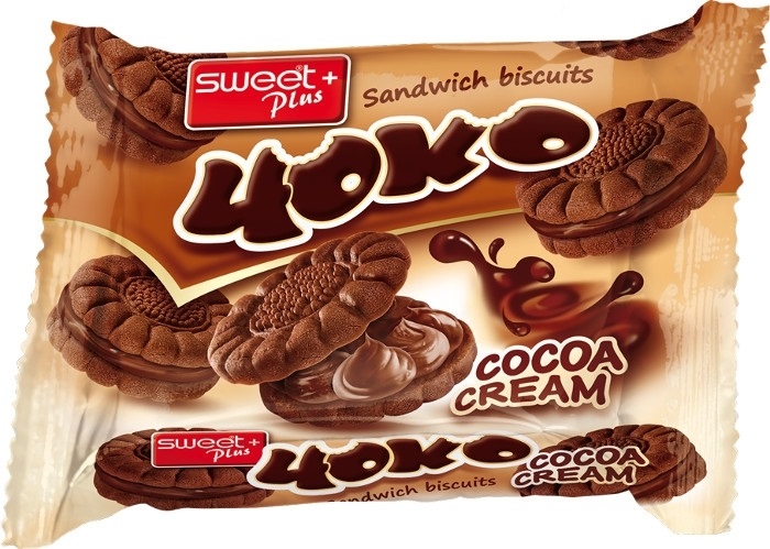 BISCUITS 4OKO COCOA CREAM 78g