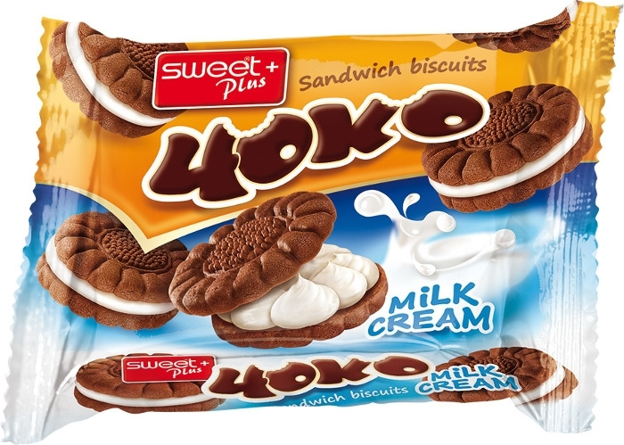 BISCUITS 4OKO MILK CREAM 78g