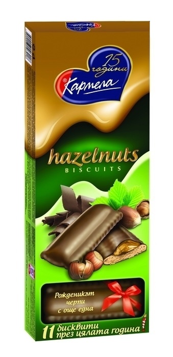 BISCUITS KARMELA HAZELNUT 160g