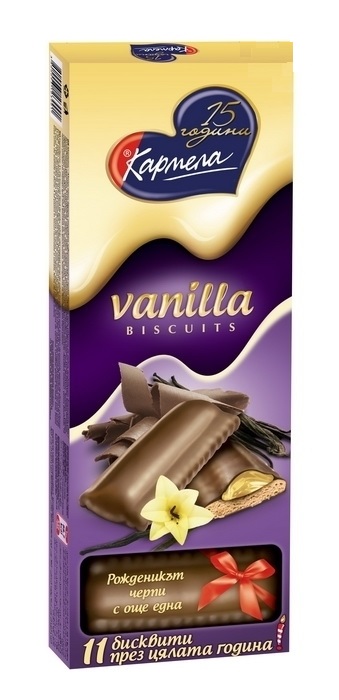BISCUITS KARMELA VANILLA 160g