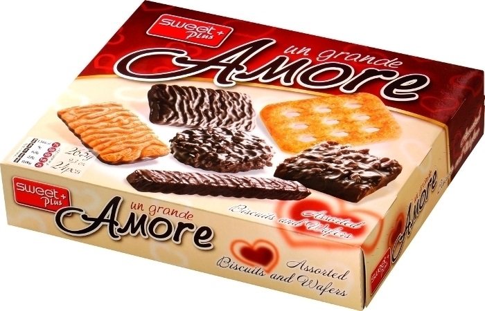 BISCUITS & WAFERS ASSORTED “UN GRANDE AMORE” 265g